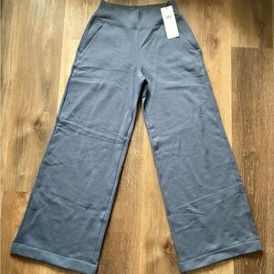 Alo Yoga Serenity Wide Leg Sweatpant Bluestone New With Tags Sz Medium M